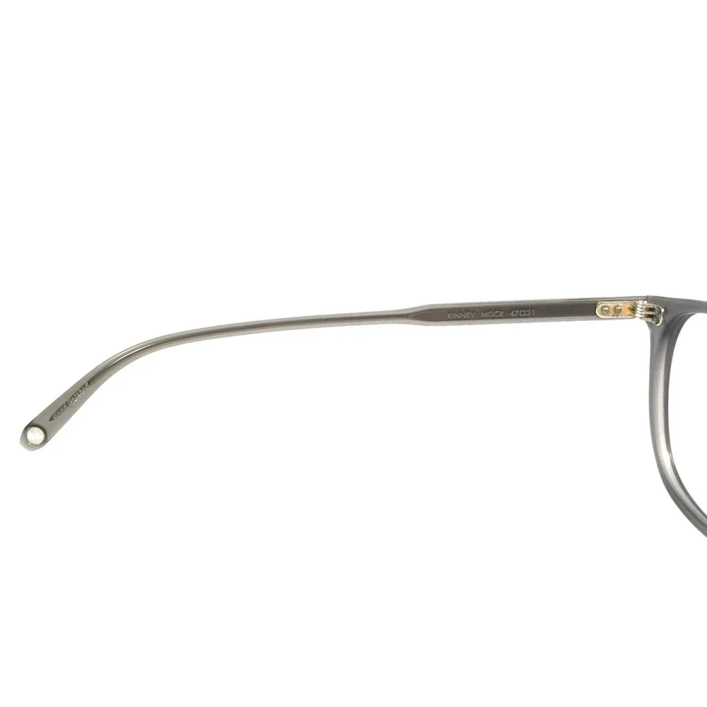Garrett Leight Eyeglasses Frame KINNEY MGCR Matte Gray Crystal 47-21-140